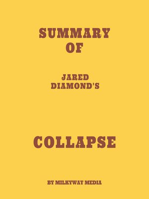 cover image of Summary of Jared Diamond's Collapse